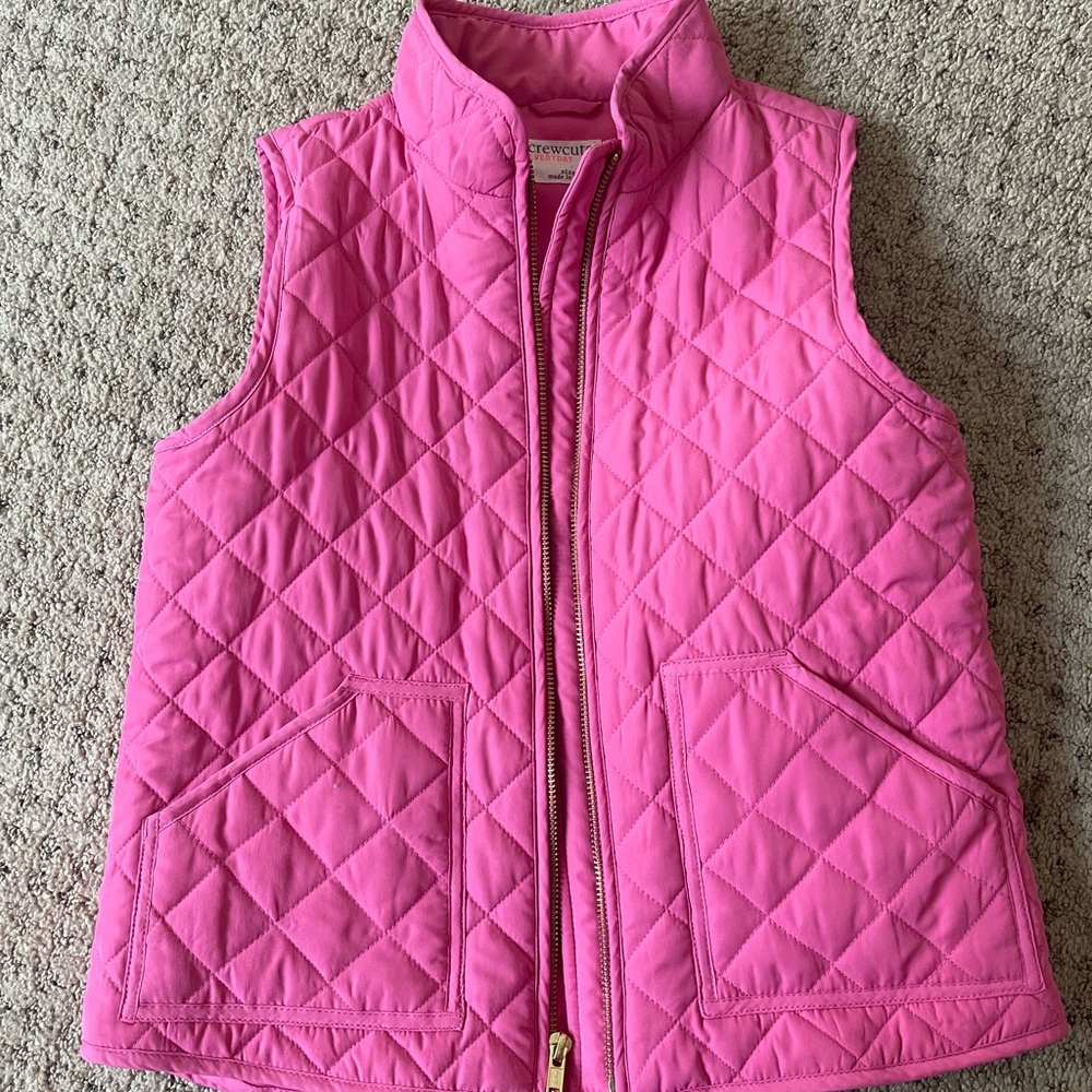 Crew Cuts girls quilted vest. Perfect for fall/spring